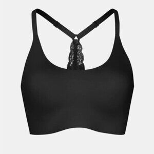 Knix Lace Racerback Bra Black